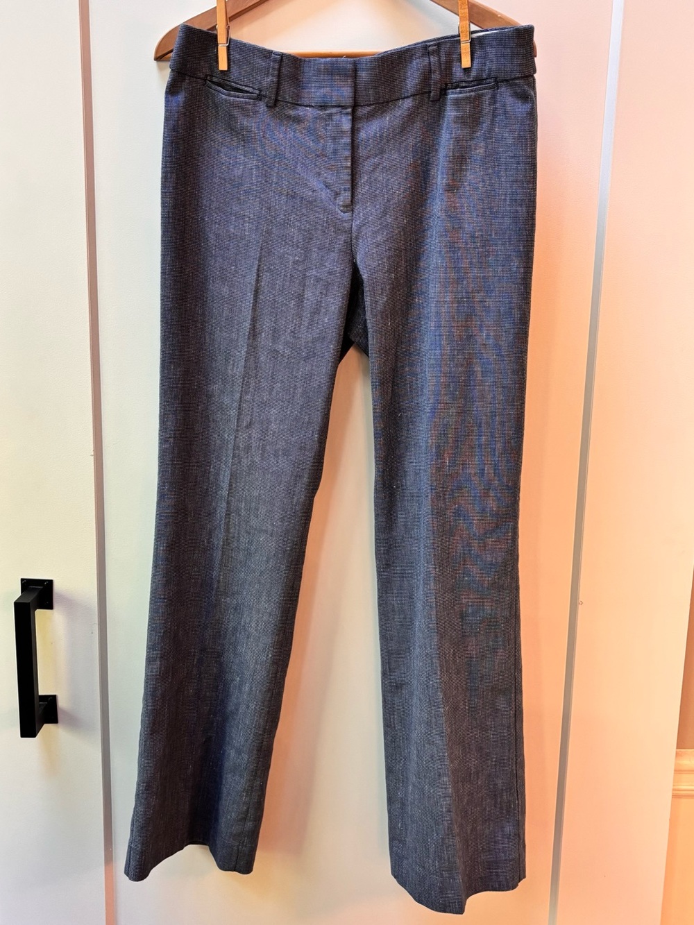 LOFT Gray Flare Dress Jeans